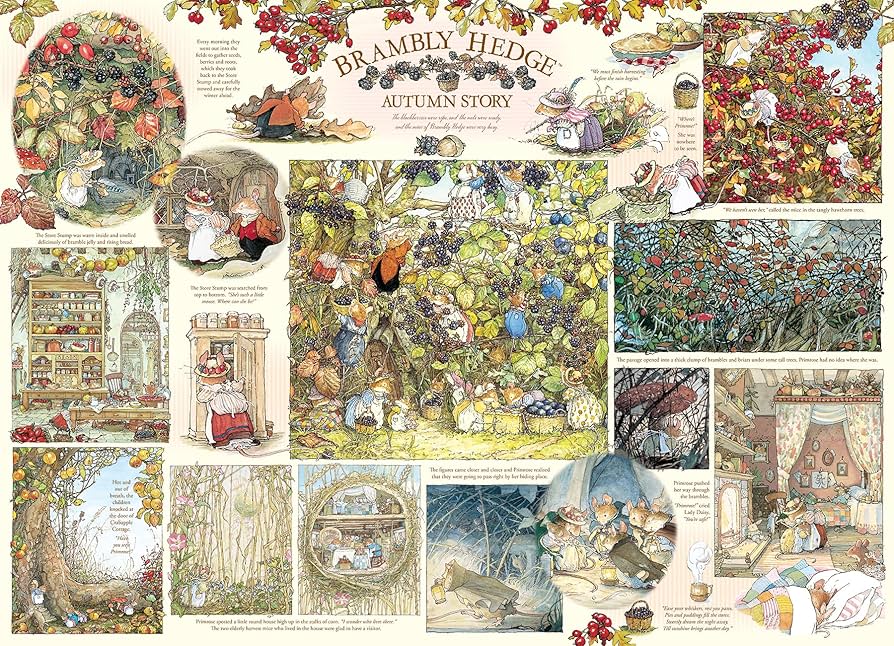 ブランベリーヘッジ　ジグソーパズル　1000ピース 春のピクニック ブランベリーヘッジ ジグソーパズル 1000ピース 春のピクニック